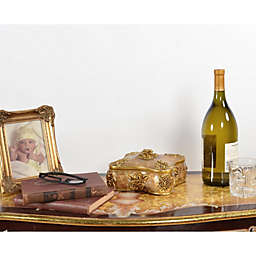AFD Medici Keepsake Table Box, Gold