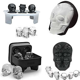 Flash Ice Tray - Assorted Skulls 4 pack