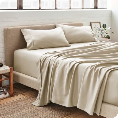 Premium 1800 Ultra-Soft Wrinkle Bare Home Fitted Bottom Sheet Twin Extra Long 