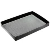 Heavy Duty Smoker BBQ Grill Basket 16.5" x 11.6" x 1.5" Non-Stick PTFE Wide Mesh