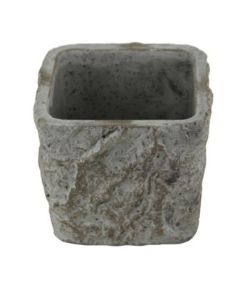 Cheungs Decorative Square Tapered Cement Planter - Small