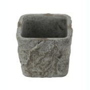 Cheungs Decorative Square Tapered Cement Planter - Small