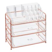 mDesign Plastic Cosmetic Storage Organizer Caddy