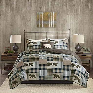 Woolrich. 100% Polyester Printed Oversized Quilt Set.. View a larger version of this product image.