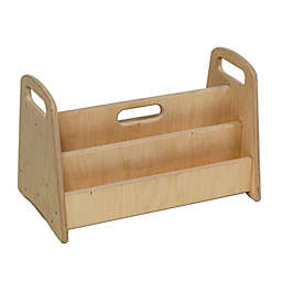 Kidodido Portable Wooden Bookshelf for Children, Medium Size