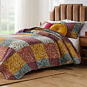 Barefoot Bungalow Paisley Slumber Quilt And Pillow Sham Set - King 105x95", Spice