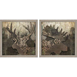 Great Art Now Gothic Forest A by Sophie 6 13-Inch x 13-Inch Framed Wall Art (Set of 2)