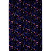Joy Carpets Neon Lights Dynamo 4&#39; x 6&#39; area rug  - Fluorescent