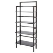 Contemporary Home Living 70.75" Coffee Brown  Solid Wood 4 Tier Bakers Rack