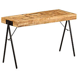 vidaXL Writing Table Solid Mango Wood 46.5