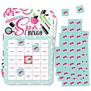 Big Dot of Happiness Spa Day - Bingo Cards and Markers - Girls Makeup Party Bingo Game - Set of 18