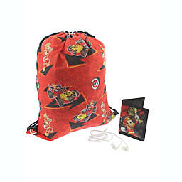 Disney Boys Girls Backpack Headphones and Coin Purse/Wallet Boxed Gift Set
