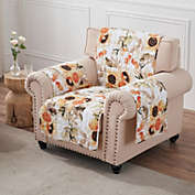 Greenland Home Somerset Quilted Reversible Furniture Cover, Arm Chair, 81 W x 81 L, Gold