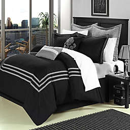 Chic Home Cosmo Bed In A Bag Comforter Set With Sheet Set - 12-Piece - Queen 90