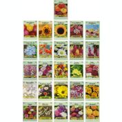 Set of 26 Flower Seeds - Perfect for Starting a Home Garden - Features Our Top Varieties - Made in The USA