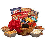 GBDS Snack Lovers Sampler Gift Basket- snack basket - snack gift basket