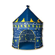 Blue Fantasy Castle Play Tent   Playhouse For Kids, Indoor And Outdoor Activities   Toys & Games, Imaginative Playtime With Role Play   54 x 41 Inches