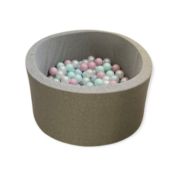 Boomboleo Foam  Ball Pit with 200 Balls Milky Way