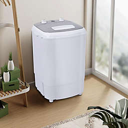 Zokop 10lbs Portable Mini Washer Machine Laundry Gray