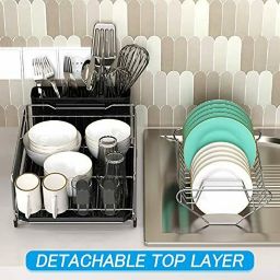 10 Piece Stainless Steel Wall Hanging Dish Hangers Dish Hooks and Diapers Gold 