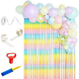 Sparkle and Bash Balloon Arch Kit, Pastel Balloon Garland for Birthdays and Baby Showers (218 Pieces)