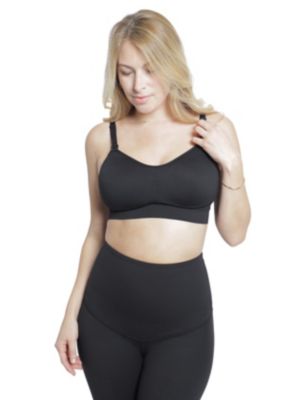 Ingrid & Isabel Maternity Cooling Nursing + Pumping Bra M Black