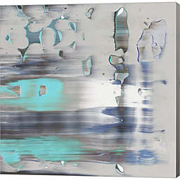 Great Art Now Blue Swim II by PI Galerie 24-Inch x 24-Inch Canvas Wall Art