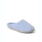 Dearfoams Womens Leslie Quilted Microfiber Terry Clog with Memory Foam