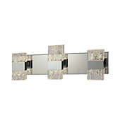 Xtricity - LED Vanity Light, 24.1&#39;&#39; Width, From the Christalina Collection, Chrome Finish