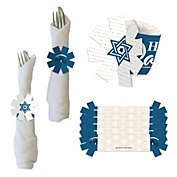 Big Dot of Happiness Happy Passover - Pesach Jewish Holiday Party Paper Napkin Holder - Napkin Rings - Set of 24