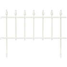 Alternate image 0 for Sunnydaze Border Patio Walkway Fence Panels - Roman Style - White - Set of 5