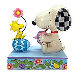 Enesco Peanuts Jim Shore Snoopy Woodstock Easter Eggs Colorful Creations Figurine
