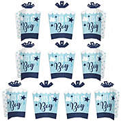 Big Dot of Happiness It&#39;s a Boy - Table Decorations - Blue Baby Shower Fold and Flare Centerpieces - 10 Count