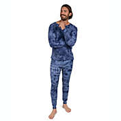 Leveret Men&#39;s Two Piece Cotton Pajamas Tie Dye