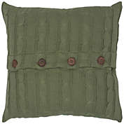 Rizzy Home 18" x 18" Pillow Cover - T05065 - Olive Green