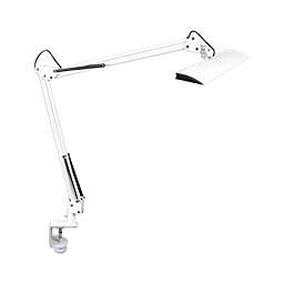 SD Studio Designs Ascend LED Swing Arm With Clamp Base In White (Retail Customers Only)