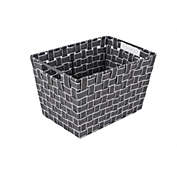 Jessar - Fabric Storage Basket, 35.5X25X22 cm, Gray