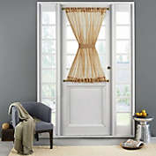 THD Sheer French Door Curtains - Antique Taupe