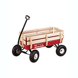 Duncan Mountain Wagon - Pull-Along Wagon for Kids with Wooden Panels