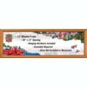 MasterPieces Accessories - Solid Wood Frame for 1000 Pieces Jigsaw Puzzles, Natural Finish, 13"x39", Glass Not Included