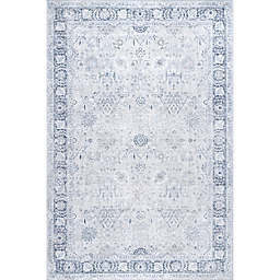 nuLOOM Ivy Machine Washable Transitional Area Rug, Gray, 5'x8'