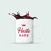 Onetify Hustle Hard Mug with Crown Gift