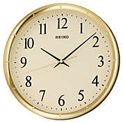 Seiko 12" Ultra-Modern Gold-Tone Wall Clock