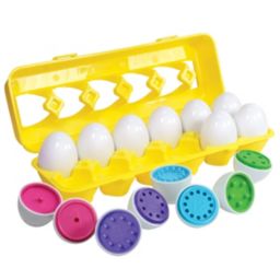Kidzlane Color Matching Egg Set - Toddler Toys - Educational Color & Number Recognition