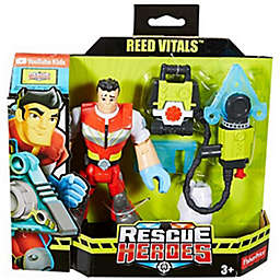 Fisher-Price Rescue Heroes Reed Vitals, 6-Inch Figure with Accessories