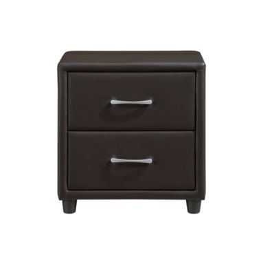 Lazzara Home Inglewood 2-Drawer Nightstand (22.5 in. H x 21.0 in. W x 16.0 in. D). View a larger version of this product image.