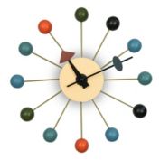 LeisureMod LeisureMod Concordia Modern Design Round Colorful Balls Silent Non-Ticking Wall Clock VCL13M