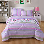 MarCielo 5 Pieces Kids Comforter Set Girls Comforter Set Kids Bedding Set Include Sheet Set Bunk Beds for Kids