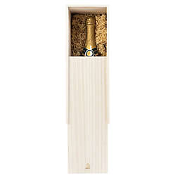 Twine 1-Bottle Paulownia Wood Champagne Box