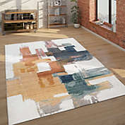 Paco Home Modern Designer Rug with colorful Art-Works, abstract in cream